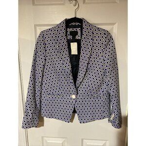 J Crew Collection Womens One Button Blazer Size 2